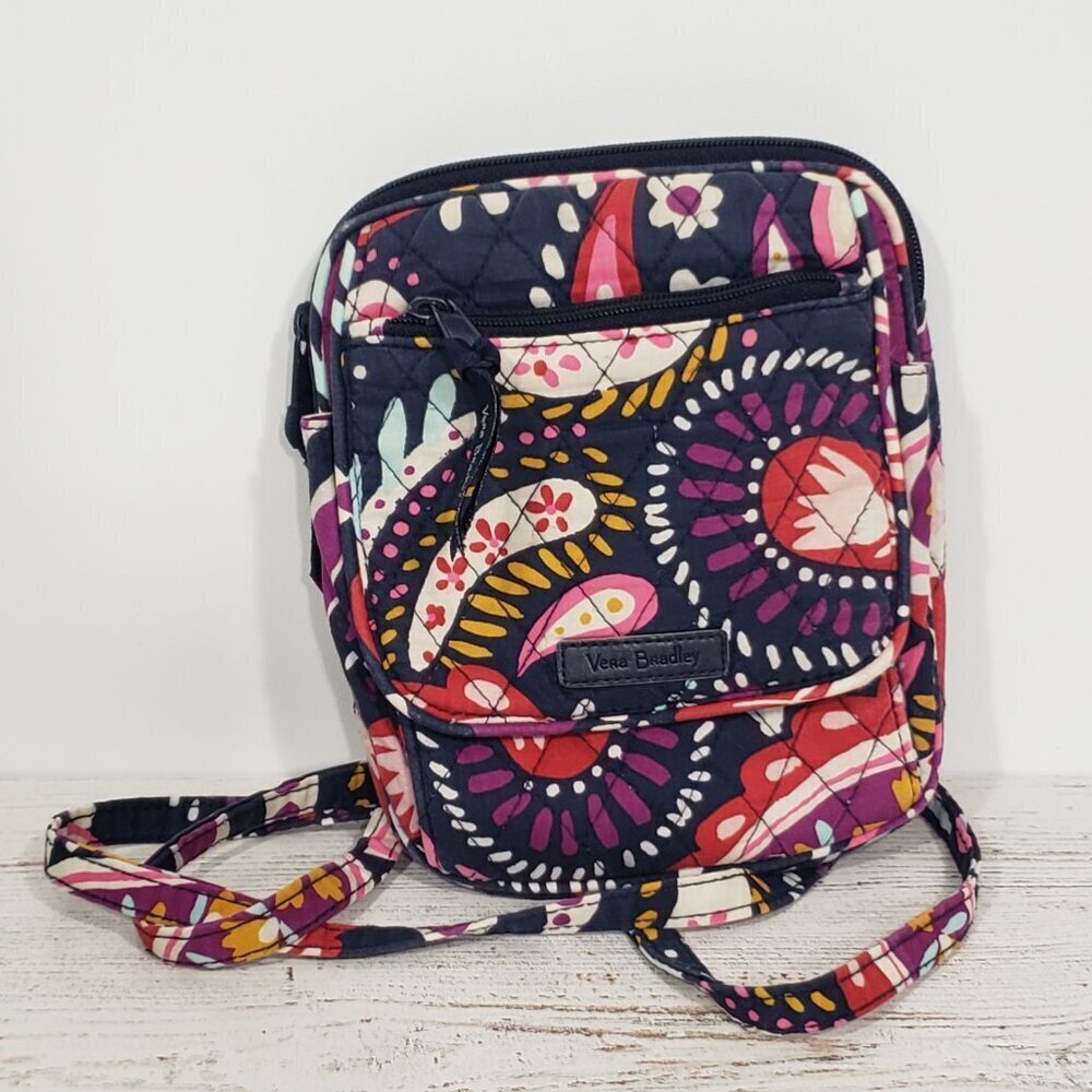 Vera Bradley Crossbody Purse Mini Hipster Painted Paisley